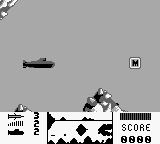 The Hunt for Red October (Game Boy) screenshot: Starting to escape the U.S.S.R...