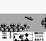 The Hunt for Red October (Game Boy) screenshot: To underwater gap...