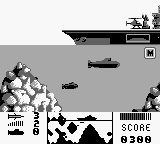 The Hunt for Red October (Game Boy) screenshot: Little u-boat - fast enemy.