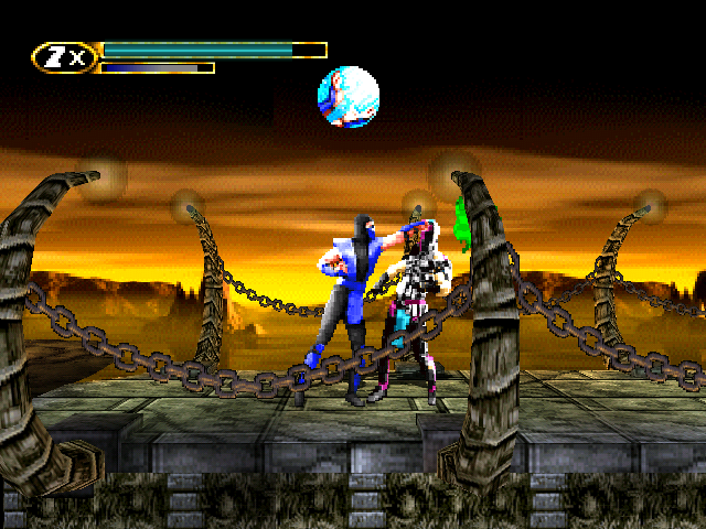 Screenshot of Mortal Kombat Mythologies: Sub-Zero (Nintendo 64 