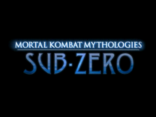 Mortal Kombat Mythologies: Sub-Zero (PlayStation) screenshot: Title screen.