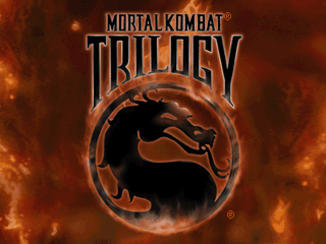 Mortal Kombat Trilogy (PlayStation) screenshot: Title screen.