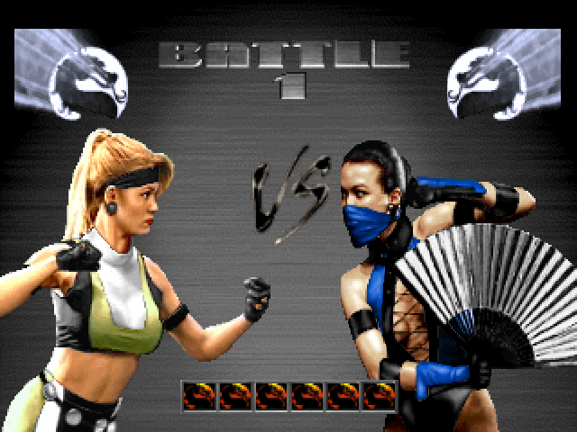 Mortal Kombat Trilogy (PlayStation) screenshot: VS screen.