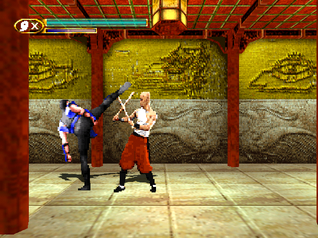 Mortal Kombat Mythologies: Sub-Zero (Nintendo 64) screenshot: Good, old friend in new environment.