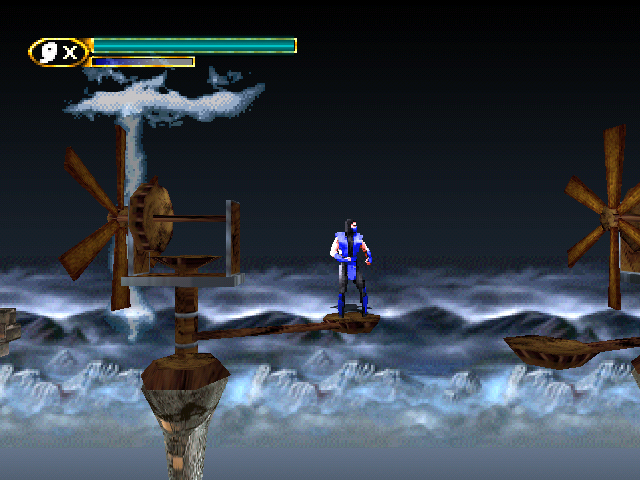 Mortal Kombat Mythologies: Sub-Zero (Nintendo 64) screenshot: Rotating fans.