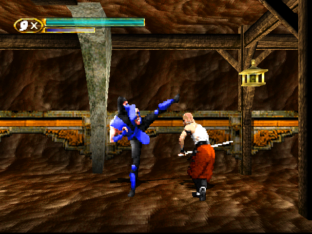 Mortal Kombat Mythologies: Sub-Zero (Nintendo 64) screenshot: Level 3 - Caves.