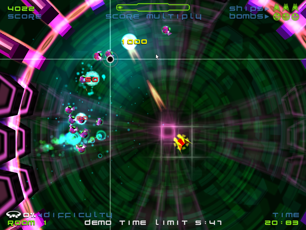 Mutant Storm (Windows) screenshot: Level 1