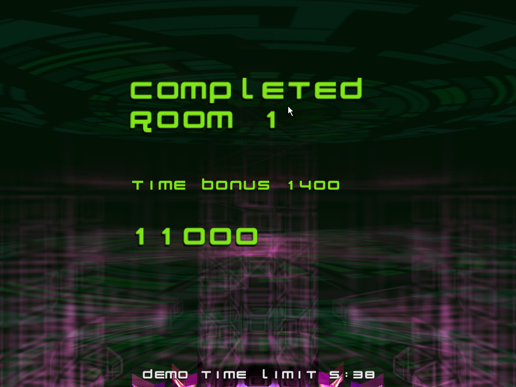 Mutant Storm (Windows) screenshot: Level completed