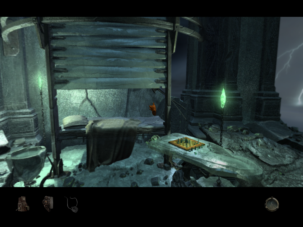 Myst IV: Revelation (Windows) screenshot: On Spire, Sirrus fashioned his quarters here.