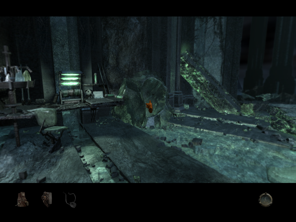 Myst IV: Revelation (Windows) screenshot: A lab on Spire where Sirrus worked.
