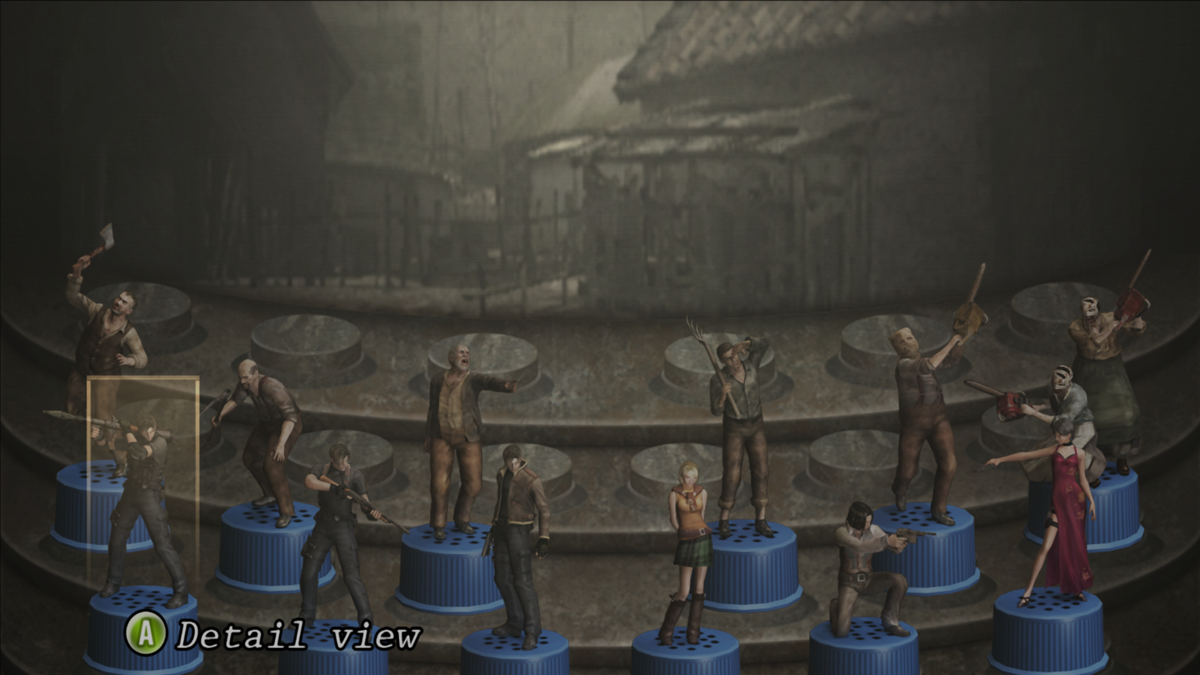 Resident Evil 4: Ultimate HD Edition (Windows) screenshot: Two completed rows of bottlecaps
