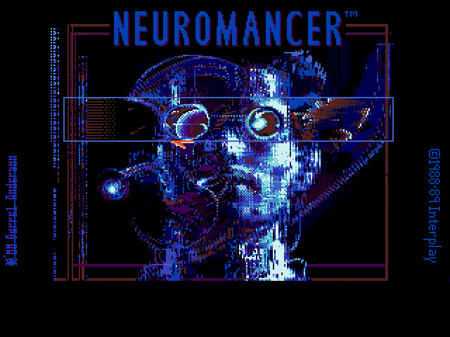Neuromancer (Amiga) screenshot: Title