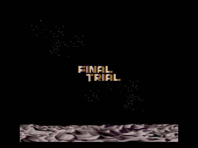 On the Ball (SNES) screenshot: Building a little suspense for the final course...