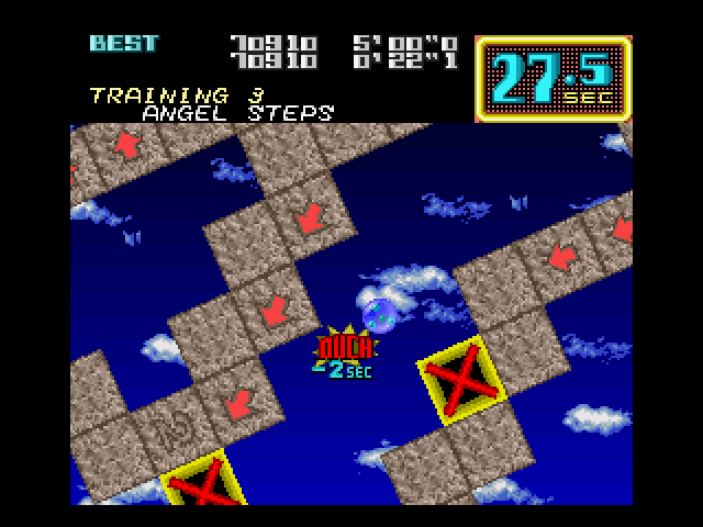 On the Ball (SNES) screenshot: ... instructions painfully disregarded.