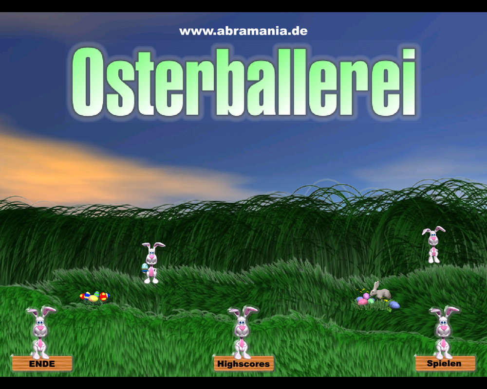 Osterballerei (Windows) screenshot: Main menu