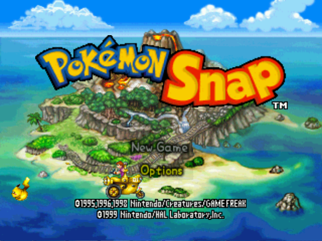 Pokémon Snap (Nintendo 64) screenshot: Title screen