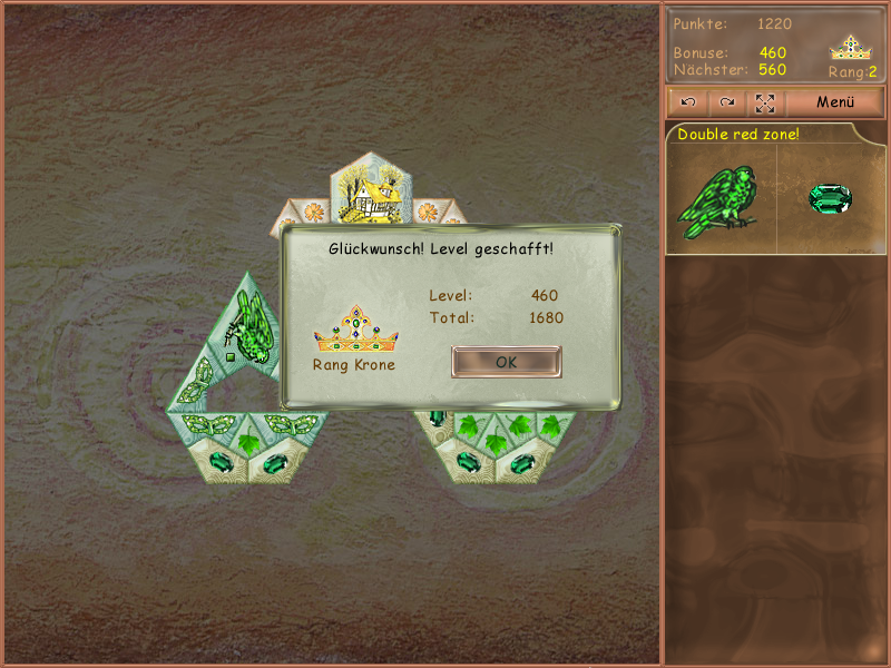 Puzzle Myth (Windows) screenshot: Some statistics about the level