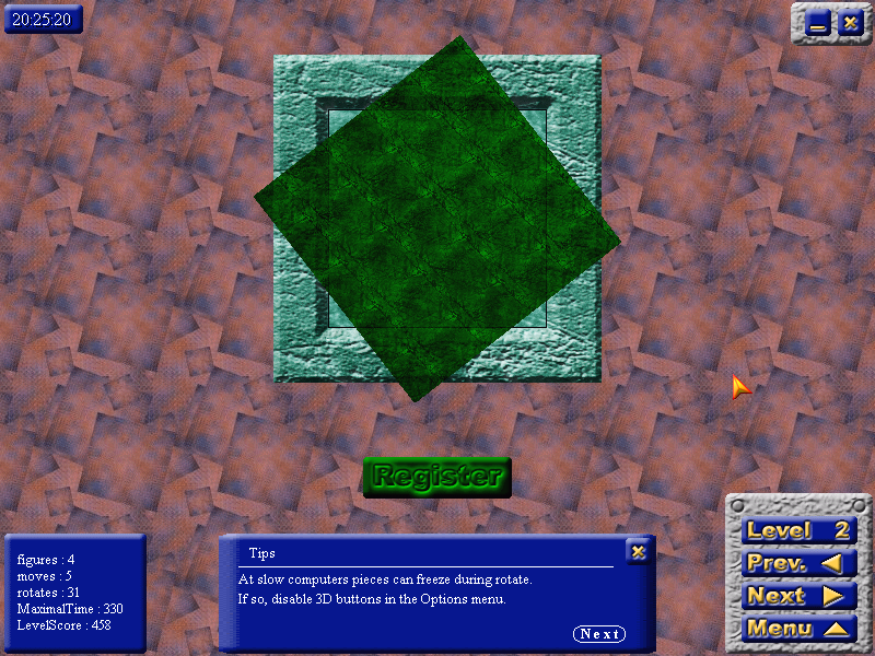 QuadroX-2 (Windows) screenshot: Level completed
