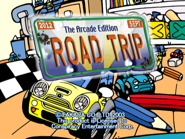 Road Trip: The Arcade Edition (GameCube) screenshot: Title Screen