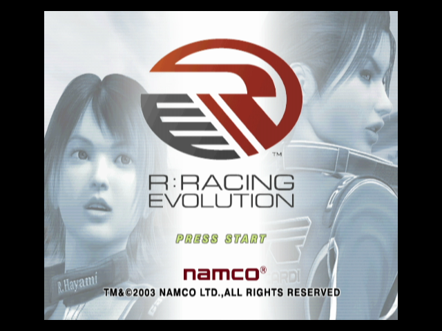 R:Racing Evolution (GameCube) screenshot: Title screen