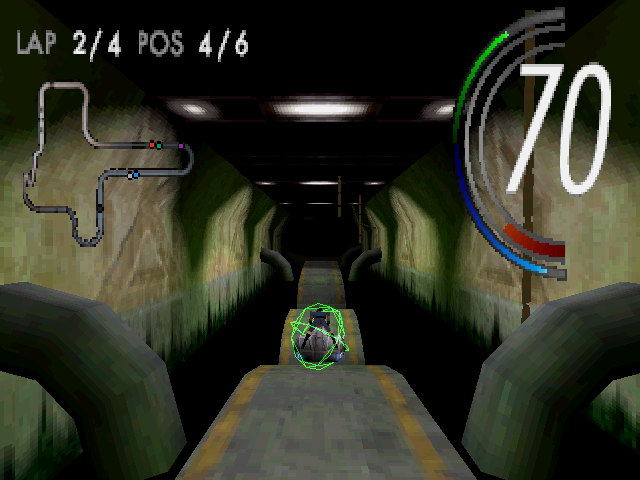 Scorcher (DOS) screenshot: Time those jumps!