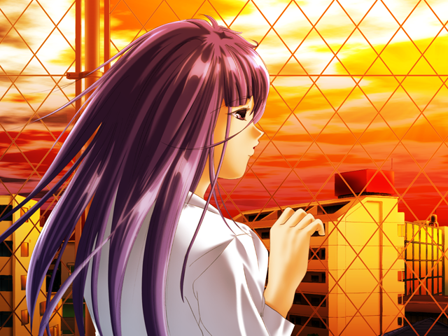 Sensei 2 (Windows) screenshot: Kyono stares into the distance