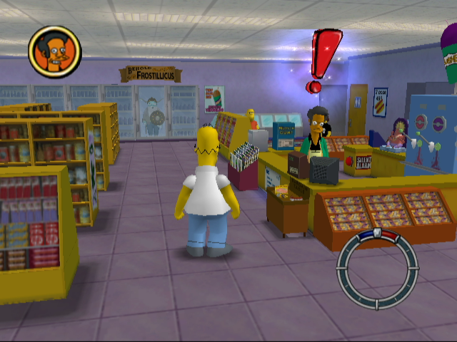 Screenshot Of The Simpsons Hit Run GameCube 2003 MobyGames