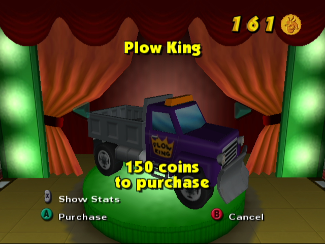 The Simpsons: Hit & Run (GameCube) screenshot: Linda Ronstadt endorses the Plow King