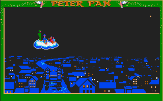 Peter Pan (Amiga) screenshot: Flying away
