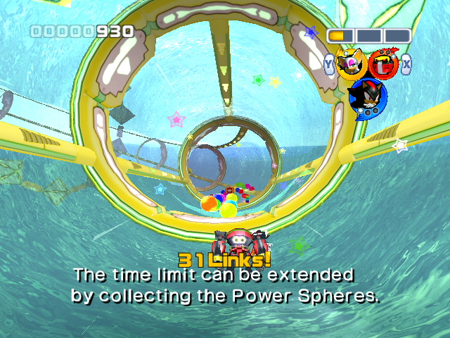 Sonic Heroes (GameCube) screenshot: Special Stage