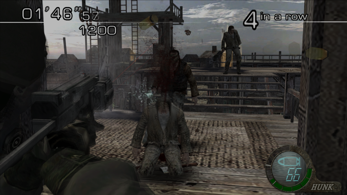 Resident Evil 4: Ultimate HD Edition (Windows) screenshot: The Mercenaries is just and arcade shooter at heart. You Vs. the timer