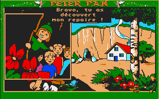 Peter Pan (Amiga) screenshot: Here they are!