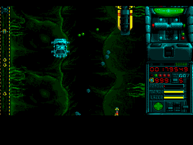 The Spy Who Loved Me (Amiga) screenshot: What's that thing?