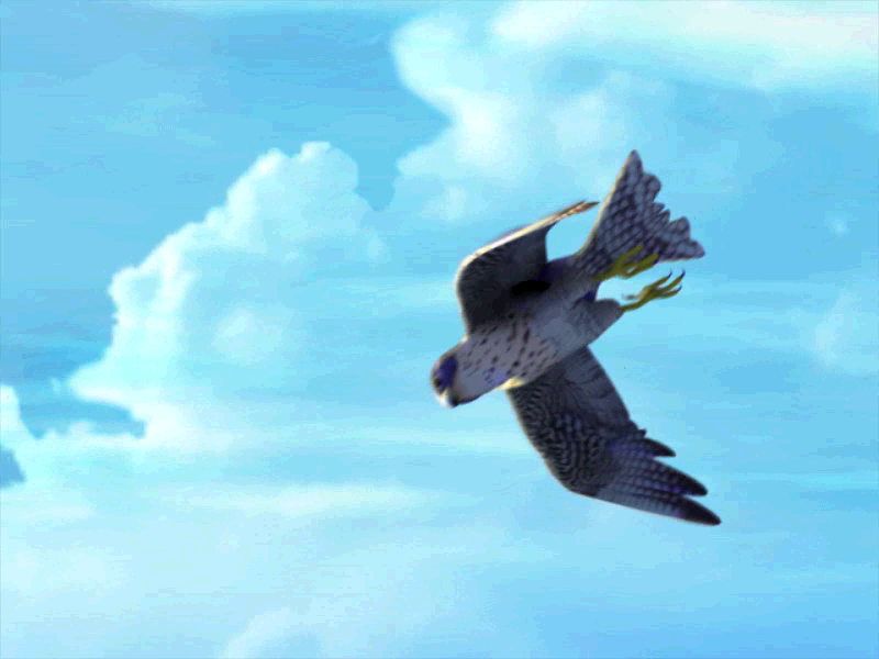 Stuart Little 2 (Windows) screenshot: Watch out for the hawk!