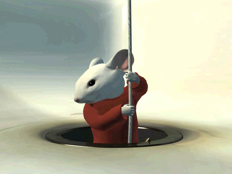 Stuart Little 2 (Windows) screenshot: Go down the drain to help retrieve a missing ring