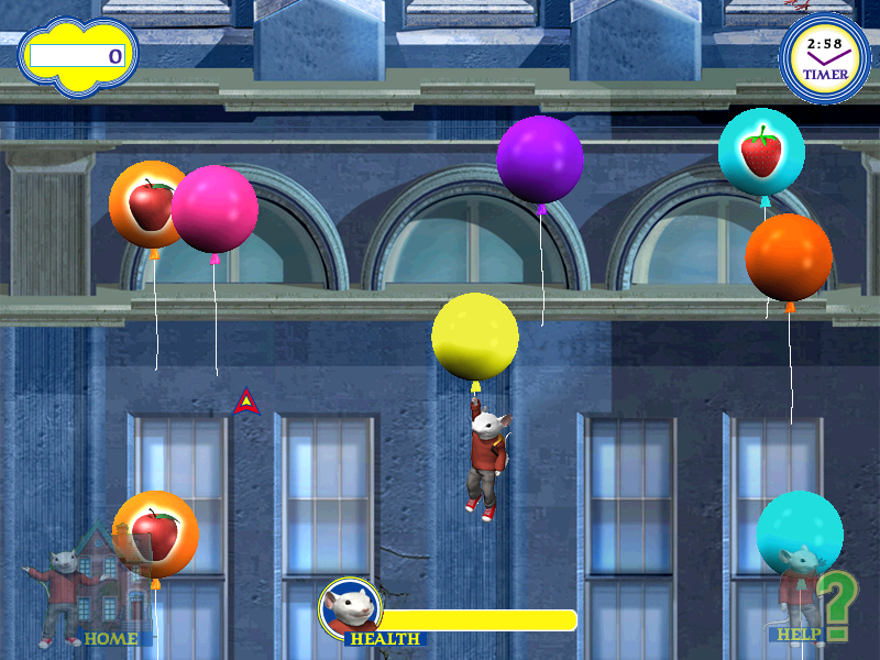 Stuart Little 2 (Windows) screenshot: Balloon Jump