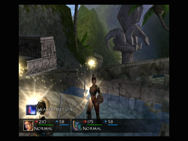 Summoner 2 (GameCube) screenshot: This is a healing pool