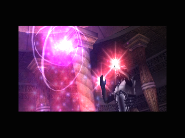 Summoner 2 (GameCube) screenshot: A cutscene: this looks like trouble!!