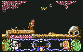 Deliverance: Stormlord II (Commodore 64) screenshot: Level 1