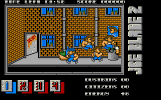 Joe Blade II (Amiga) screenshot: Game start