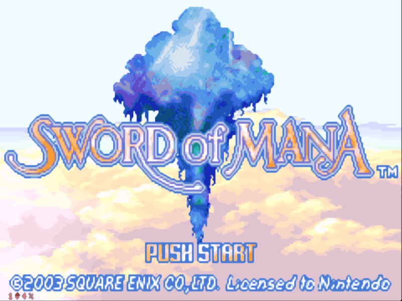 Sword of Mana (Game Boy Advance) screenshot: Welcome to Sword of Mana