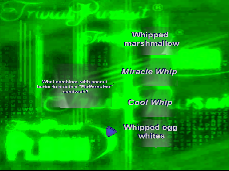 Trivial Pursuit: Unhinged (Windows) screenshot: Here is a Sports and Leisure question in the Flash mode