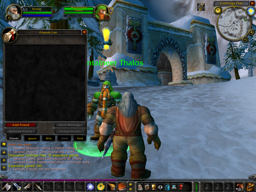 Screenshot of World of WarCraft (Windows, 2004) - MobyGames