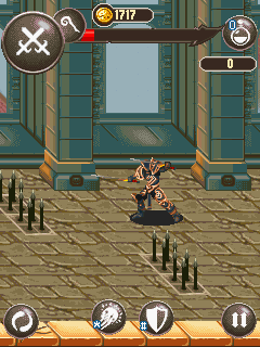 Dungeon Hunter: Curse of Heaven (J2ME) screenshot: Watch out for spikes