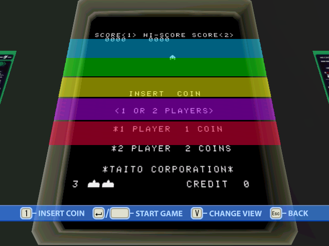 Space Invaders: Anniversary (Windows) screenshot: Cellophane version