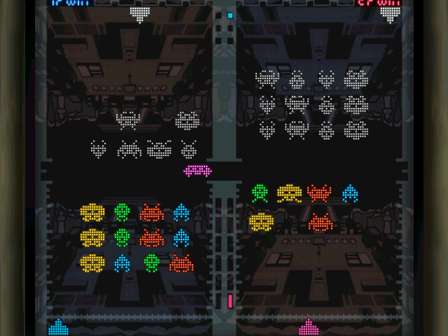 Space Invaders: Anniversary (Windows) screenshot: VS - A flying saucer flies past