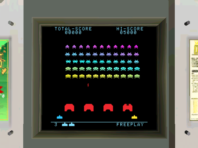 Space Invaders: Anniversary (Windows) screenshot: Doubles - Game play