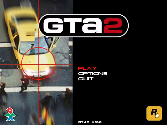 Grand Theft Auto 2 (Windows) screenshot: Main menu