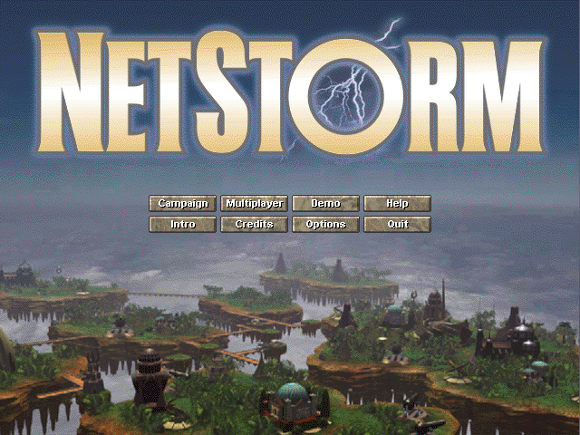 NetStorm: Islands at War (Windows) screenshot: Main Menu