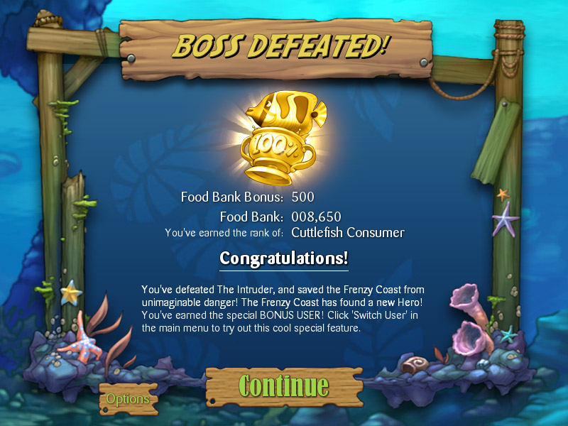 Screenshot of Feeding Frenzy 2: Shipwreck Showdown (Windows, 2006 ...